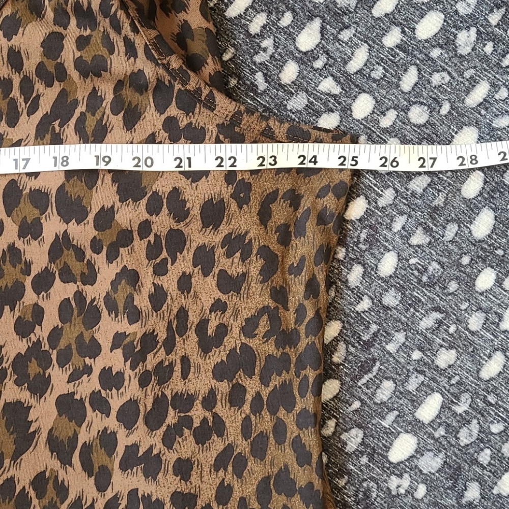 Leopard print maxi dress sz 2X - Picture 4 of 5